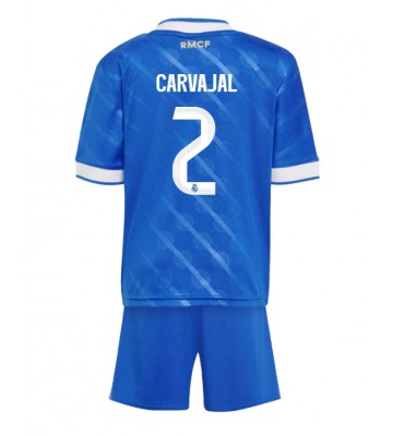 Real Madrid Daniel Carvajal #2 Tredjetrøje Børn 2025-26 Kortærmet (+ Korte bukser)